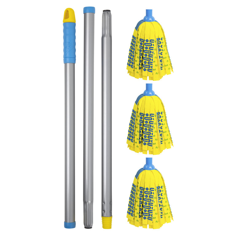 Symple Stuff Flash Mighty Mop With 2 Mop Head Refills Wayfair.co.uk